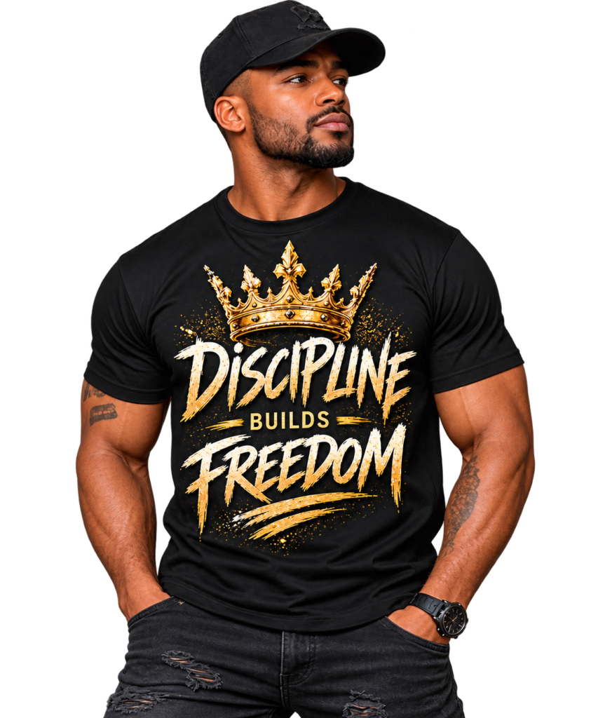discipline builds freedom portrait
